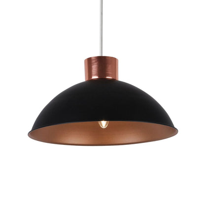 Arrigo Black and Copper 30cm 2 Toned Pendant Shade