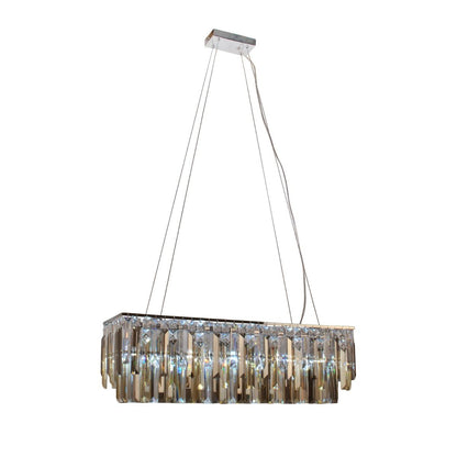 Onega 4 Light Polished Chrome Linear Ceiling Pendant