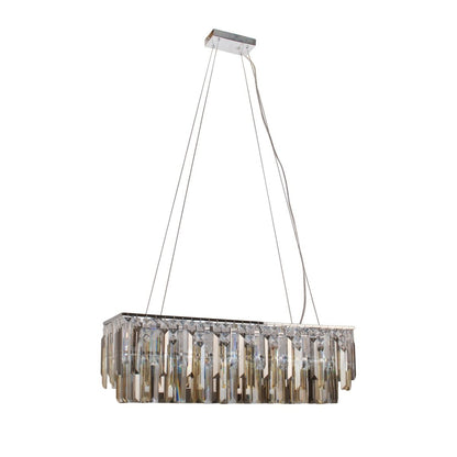 Onega 4 Light Polished Chrome Linear Ceiling Pendant