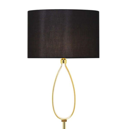 Zabina LED Gold & Black Floor Lamp