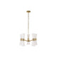 HERRERA 10 LIGHT GOLD PENDANT CEILING LIGHT