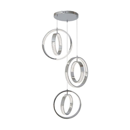 Yazia Polished Chrome LED Ceiling Pendant