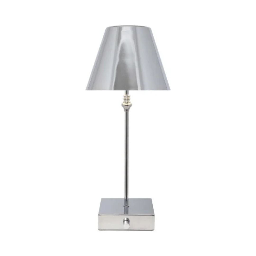Lustre Rechargeable Polish Chrome Table Lamp - Available for Pre-Order Only