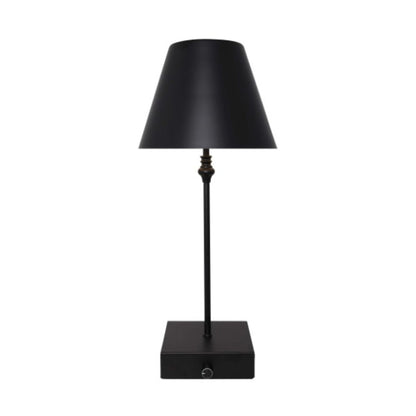 Lustre Black Rechargeable Table Lamp