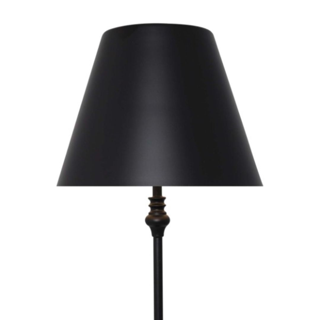Lustre Black LED Rechargeable Table Lamp