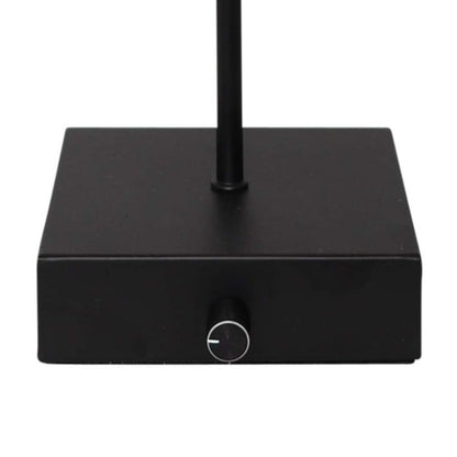 Lustre Black LED Rechargeable Table Lamp