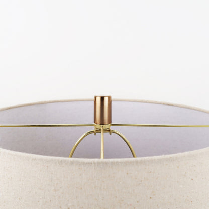 Ona Antique Brass & Textured Glass Table Lamp
