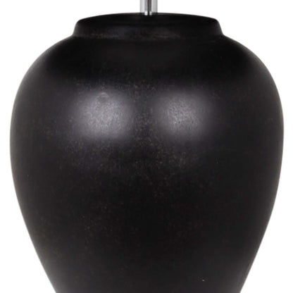 BELEN CERAMIC BLACK TABLE LAMP