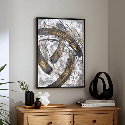 Angularis Hand-Painted Canvas