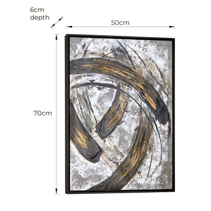 Angularis Hand-Painted Canvas