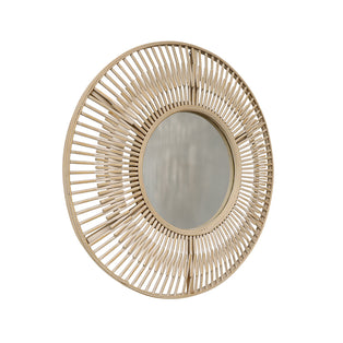 Koppla Round Bamboo Mirror