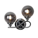 Bungo Polish Chrome Wall Light