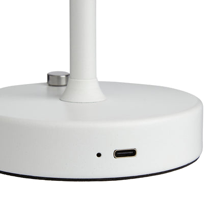 Energize White LED Rechargeable Desk Table Lamp with Touch Sensor