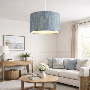 Canterbury 30cm Blue Jacquard shade