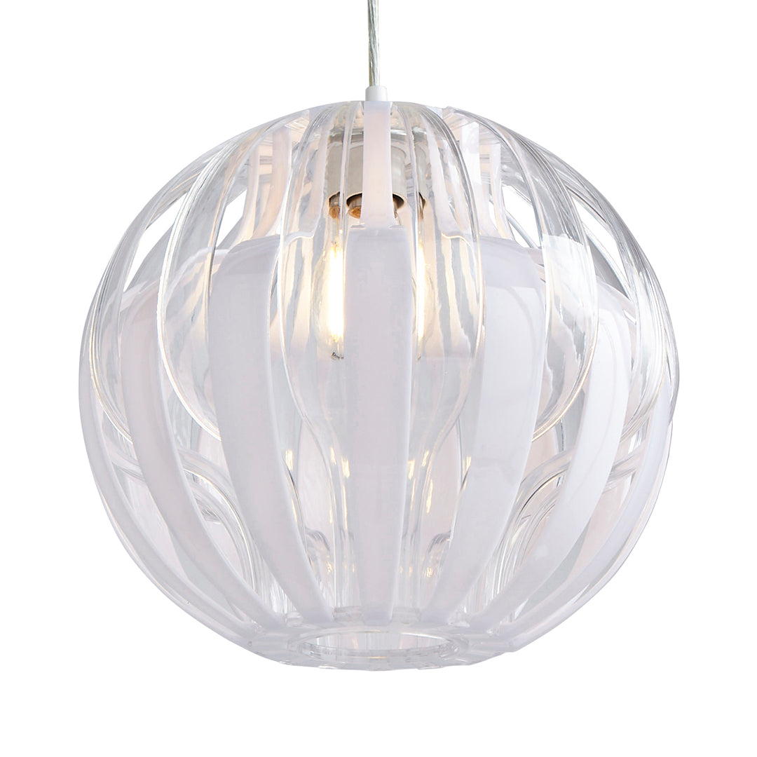 Bimber White Easy-Fit Pendant Ceiling Light
