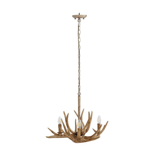 Lochranza 3-Light Rustic Antler Ceiling Light