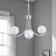Jimena 3 Light Polished Chrome Pendant Ceiling Light
