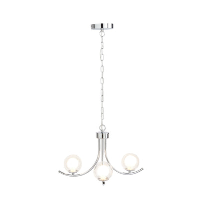 Jimena 3-Light Polished Chrome Easyfit Pendant Shade
