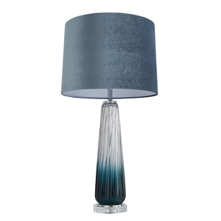 Alura Tapered Glass Blue Ombre Table Lamp