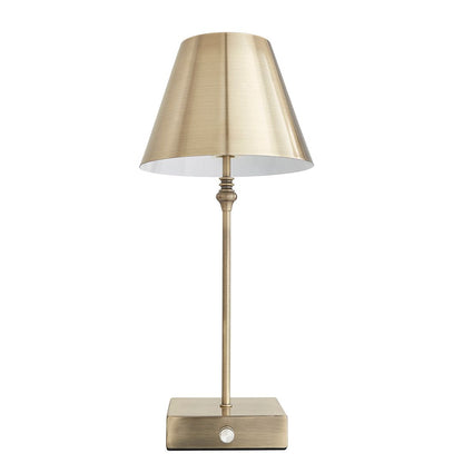Lustre Antique Brass Rechargeable Table Lamp