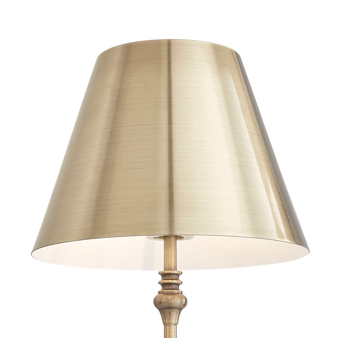 Lustre Antique Brass Rechargeable Table Lamp