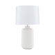 Ebbie White Ceramic Table Lamp