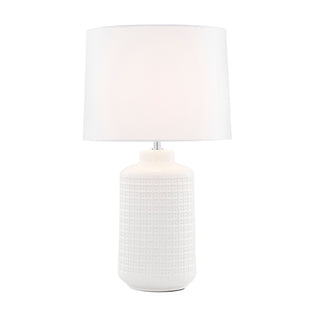 Ebbie White Ceramic Table Lamp