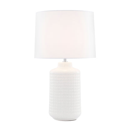 Ebbie White Ceramic Table Lamp