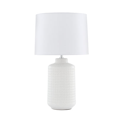 Ebbie White Ceramic Table Lamp