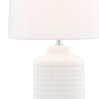 Ebbie White Ceramic Table Lamp