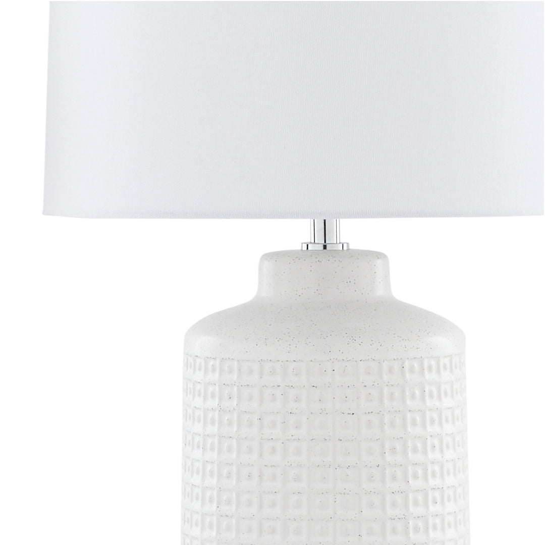 Ebbie White Ceramic Table Lamp