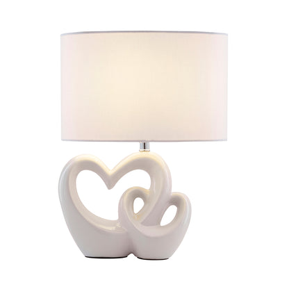 Link White Ceramic Table Lamp