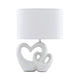 Link White Ceramic Table Lamp