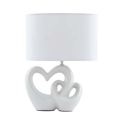Link White Ceramic Table Lamp