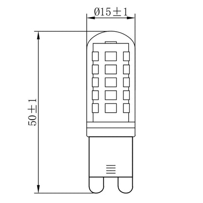 G9 LED 3W Warm White Light Bulb