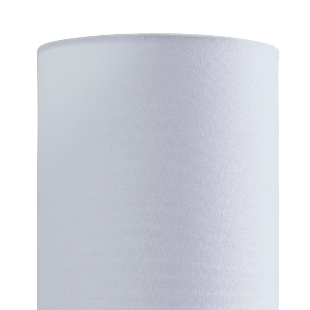 Linden Taupe Ribbed Ceramic Table Lamp