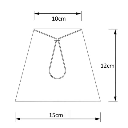 Lizzie 15cm Ivory Candle Shade