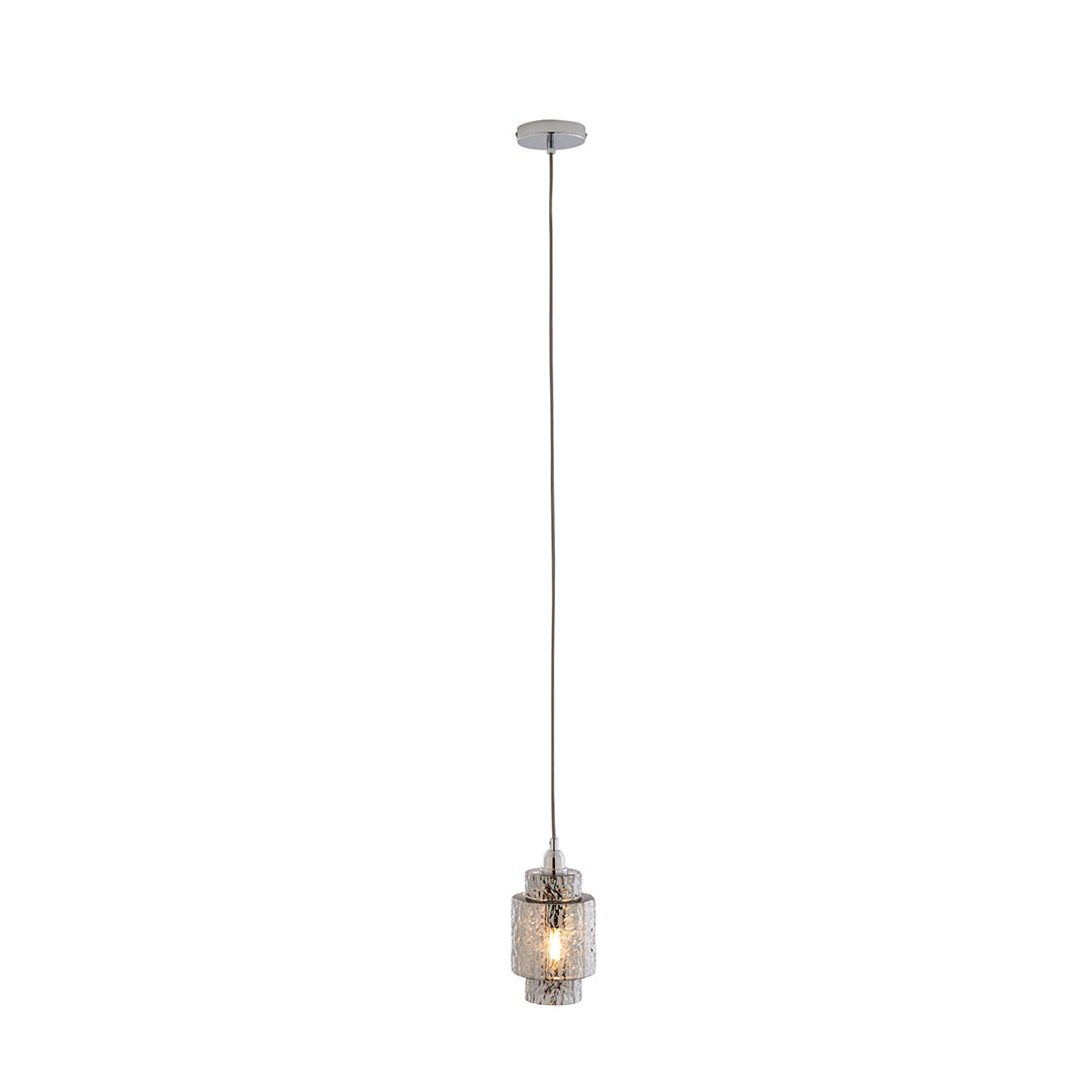 Evelle Chrome Single Pendant