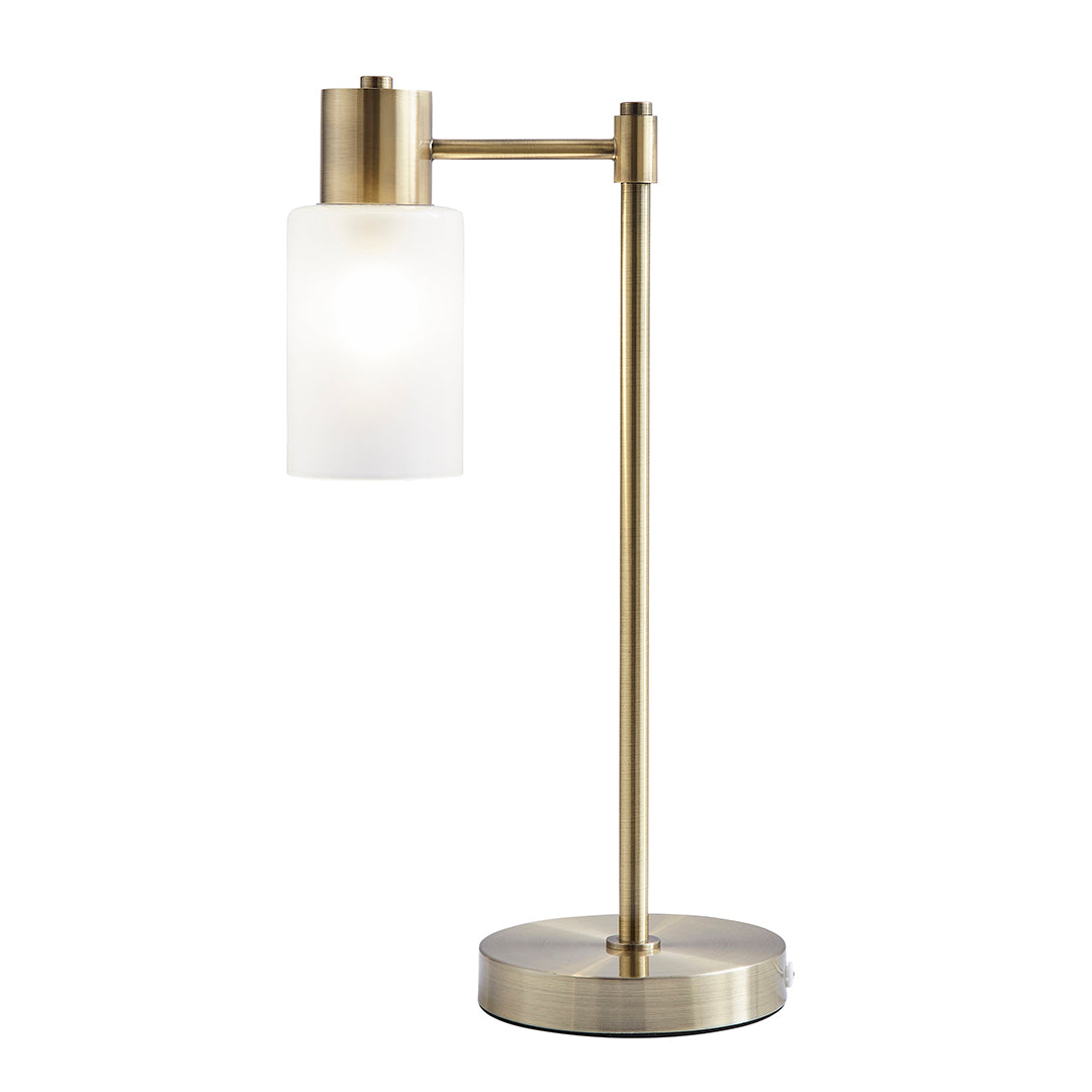 Maya Antique Brass Table Lamp