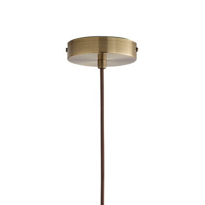 Riva Antique Brass Single Pendant