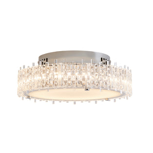 Ana Chrome LED Flush Ceiling Light