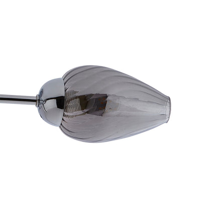 Lina 3-Light Chrome Flush Ceiling Light