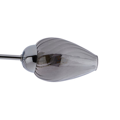 Lina 5-Light Chrome Flush Ceiling Light