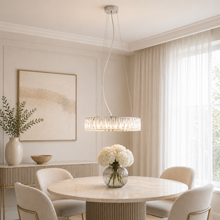 Dilan Chrome LED Suspension Pendant