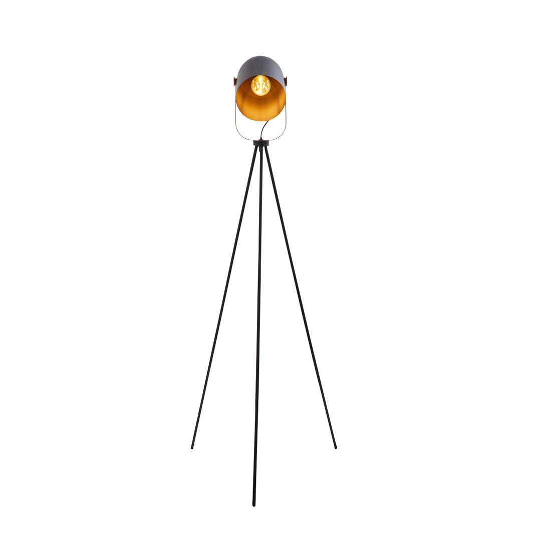 Noelle Strap Black Floor Lamp