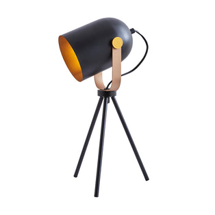 Noelle Strap Black Table Lamp