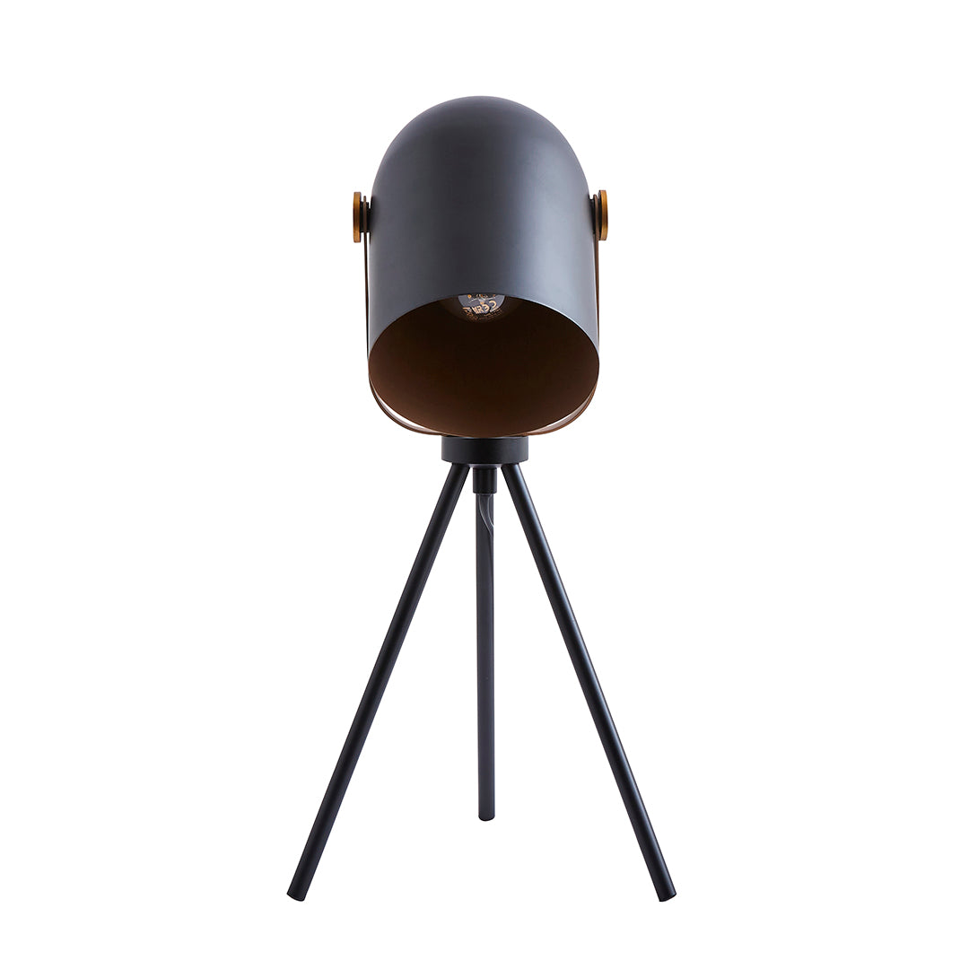 Noelle Strap Black Table Lamp