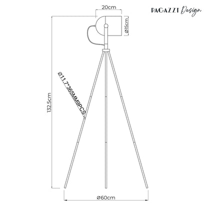 Noelle Strap Black Table Lamp
