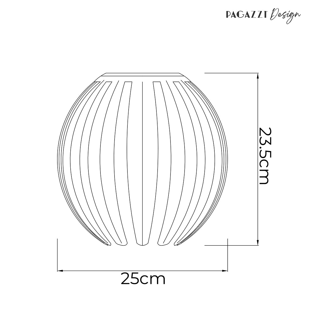 Tanya Easy-Fit Chrome Pendant