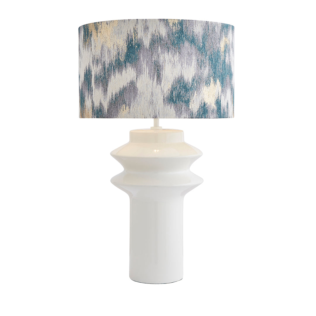 Imara White Shaded Table Lamp